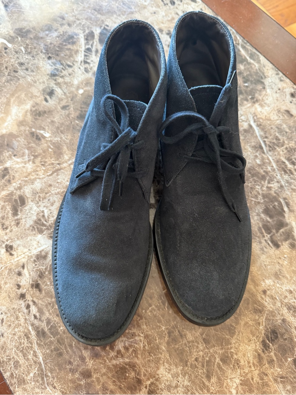 Tod's Black Suede Chukka Boots